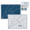 9" x 12" Self-Healing Cutting Mat 5-Ply (2 Pack) - Double-Sided White/Blue Craft Mat, Non-Slip Cutting Mats for Crafts, Sewing, Quilting, Scrapbooking